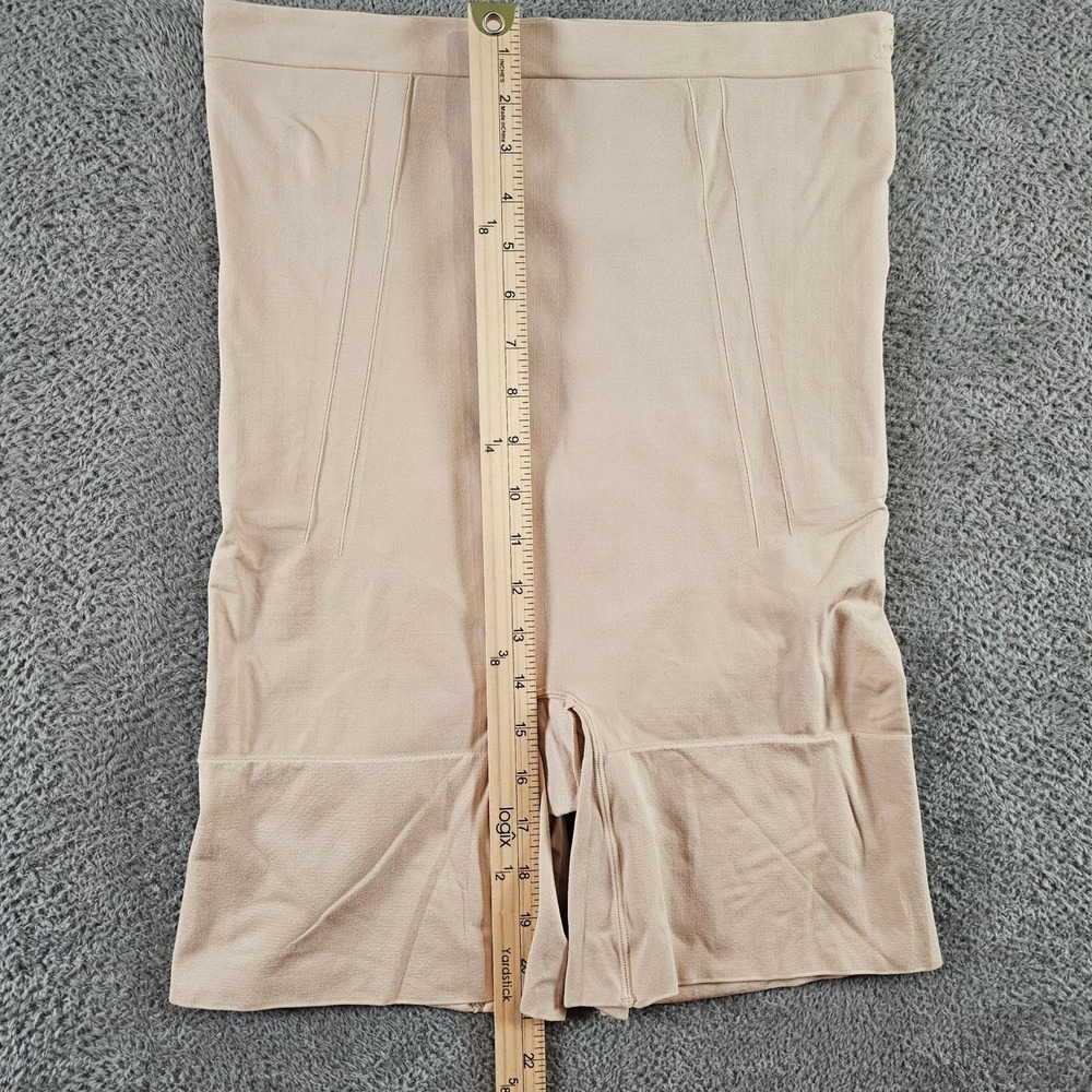 Spanx Higher Power Mid-Thigh Shaper Beige High Waist PS1915 Womens 2X - Picture 9 of 10